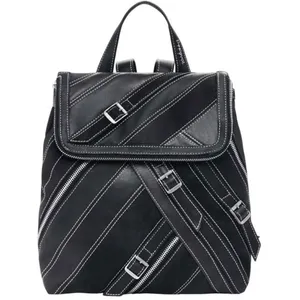 Desigual Sac à dos de loisirs noir pour femme - Fibonacci Hampton Mini...
