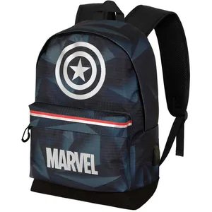 Sac à dos HS Silver - Marvel Metal - Noir - Taille Unique pas cher