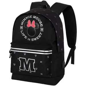 Sac à dos HS Silver - Disney Minnie Mouse Symbol - Noir