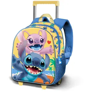 Karactermania Sac à Dos à Roulettes Disney Lilo & Stitch Ocean 3d