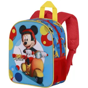 Disney Mickey Mouse Scooter-Sac à dos 3D Elite, Bleu, 25 x 30 cm, Capa... pas cher