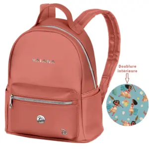 Karactermania Disney Vaiana Coral-Sac à dos Heady, Rouge, 25 x 29 cm, Capacité 8 L