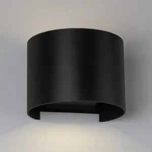 Comparateur de prix : Applique Murale Extérieure led 2x5W 100Lm/W IP65 Noir 4000K [HO-APL07-...