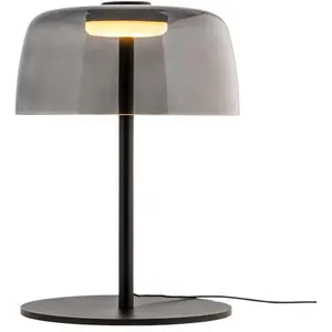 LEDsC4 LEVELS-Lampe à poser LED Acier/Verre variateur intégré Ø32cm pas cher