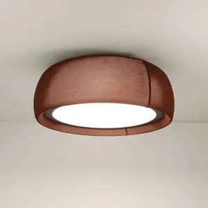 LEDS-C4 Plafonnier LED Gong, brun, 3.000 K, Ø 61,2 cmVendu parluminaire