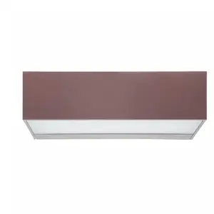 Applique d'extérieur rectangulaire marron Ara avec led blanc chaud 300...