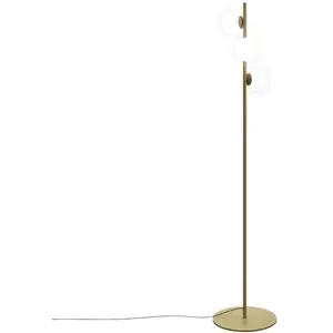 LEDS-C4 Lampe sur pied LED Perlina, hauteur 170 cm, doréVendu parluminaire