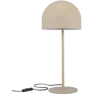 FORLIGHT Feu de table beige pour ampoule E27 pas cher