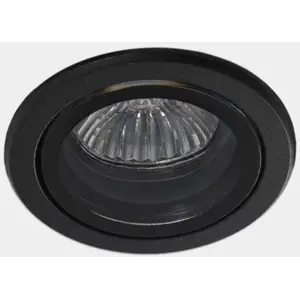 LEDS-C4 spot encastrable LED pour l'extérieur Bob, noir, Ø 7,5 cm, alu...Vendu parluminaire