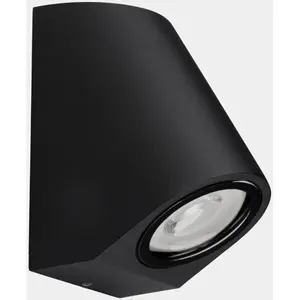 Comparateur de prix : Applique d'extérieur LEDS-C4 Eko Inclined, noir, largeur 7 cm
