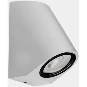 LEDS-C4 Applique d'extérieur Bob Inclined, blanc, largeur 7 cm, alumin...Vendu parluminaire