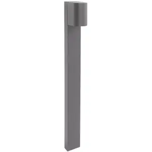 LEDS-C4 Borne lumineuse Eko Standard, gris, hauteur 80 cm, aluminiumVendu parluminaire