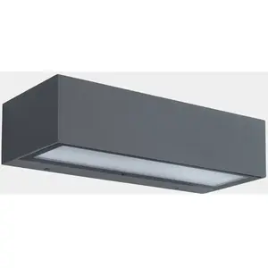 LEDS-C4 Applique d'extérieur LED Nemesis, gris, largeur 19,5 cmVendu parluminaire