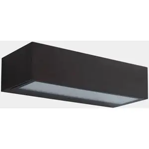 LEDS-C4 Applique d'extérieur LED Nemesis, brun, largeur 19,5 cmVendu parluminaire