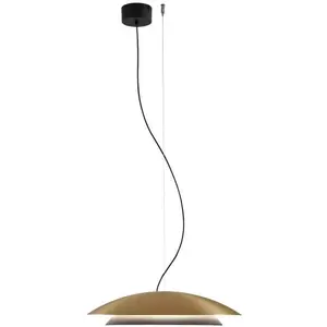 LEDsC4 NOWAY BIG-Suspension LED Acier dimmable Ø47.7cmVendu parluminaire