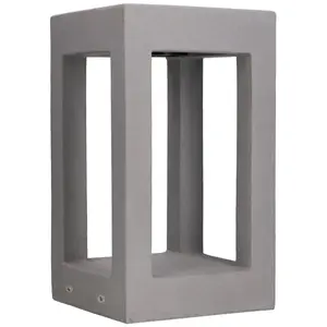 Forlight Balise de Jardin Ip65 Box 350Mm Led 5.8W 4000K Ciment 115Lm