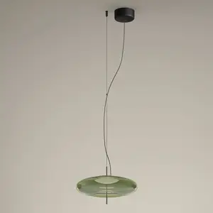 Comparateur de prix : LEDS-C4 Plat suspension LED décentrée verte