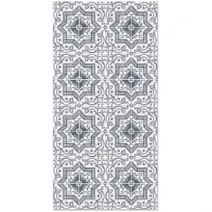 Tapis vinyle carreaux ciments tolédo gris 120x160cm pas cher
