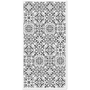 Home and Living Tapis vinyle carreaux ciments triana gris 60x250cm pas cher