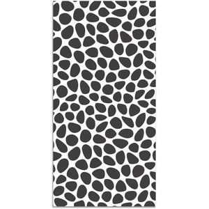 Home and Living Tapis vinyle motif pavée gris 140x200cm pas cher