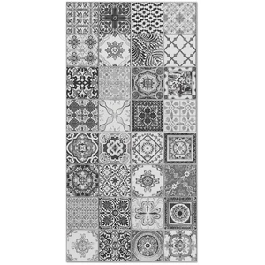 Comparateur de prix : Panorama Tapis vinyle carreaux ciments nijar gris 60x200cm