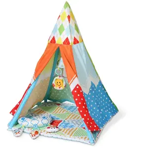 Comparateur de prix : Tapis d'éveil cirque Kiokids Multicolore TU 3063