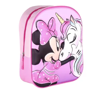 Disney Sac À Dos Enfant 3D Minnie, Fille, Rose, Taille Unique