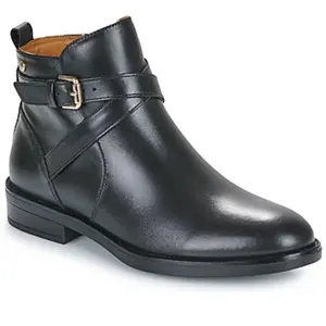 Comparateur de prix : Pikolinos Bottines Plates en Cuir PUERTOLLANO pour Femme Colour Black
