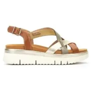 Sandales compensées femme Pikolinos Palma Marron 41 W4N-0650C1-265 pas cher