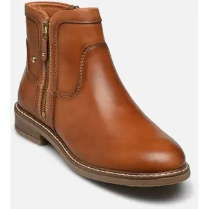 Comparateur de prix : Pikolinos Bottines Plates en Cuir ALDAYA pour Femme Colour Brandy