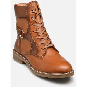 Comparateur de prix : Pikolinos Bottines Plates en Cuir ALDAYA pour Femme Colour Brandy