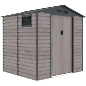 Abri de Jardin en Métal Gardiun Surrey 4,07 m2 Extérieur 213x191x211 c... pas cher