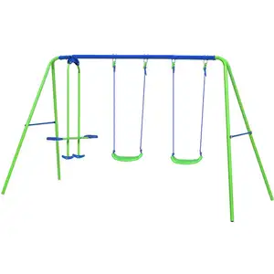 Comparateur de prix : Outdoor Toys Balançoire d'Extérieur Jardin pour Enfant 280x140x180 cm