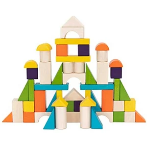 Robincool Jouet de Construction Éducatif Montessori Foster avec 54 Pièces en Bois ÉcologiqueVendu parcarrefour