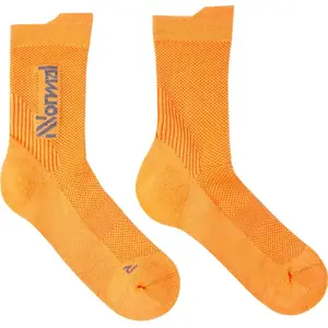 Comparateur de prix : NNormal Hiking / Trail Running Socks - Chaussettes randonnée Orange S (35 - 38)