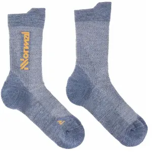 Comparateur de prix : NNormal Hiking / Trail Running Socks - Chaussettes randonnée Blue S (35 - 38)