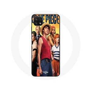 Maniacase Coque pour Samsung Galaxy A22 5G Anime One Piece Luffy Affiche Personnages Art Saison 1