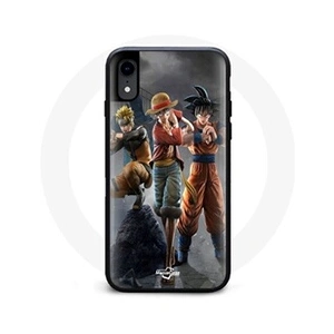 Maniacase Coque pour Iphone XS Sangoku naruto Luffy one piece Dragon Ball z 3D Anime manga pas cher