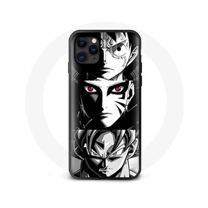 Coque - MANIACASE - Iphone 11 Pro - Souple - Anime manga - Noir et blanc pas cher