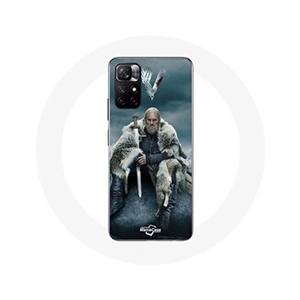 Maniacase Coque pour Xiaomi Redmi Note 11s 5G Vikings Série Saison 6 Ragnar Lothbrok logo V Epée Gris Fond Brouillard pas cher