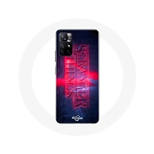 Maniacase Coque pour Xiaomi Redmi Note 11s 5G Stranger Things Logo Transparent Saison 4 Bande annonce 2022 pas cher
