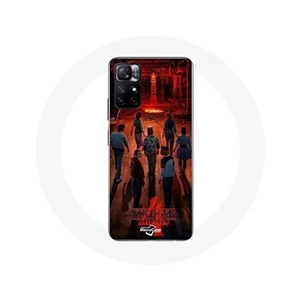 Maniacase Coque pour Xiaomi Redmi Note 11s 5G Stranger Things Affiche Equipages Fan Art Saison 4 pas cher