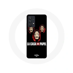 Maniacase Coque pour Samsung Galaxy A32 5G La casa de papel Masque et Logo pas cher