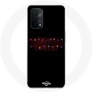 Maniacase Coque pour Oppo A74 5G Stranger Things Affiche Joyeux noël pas cher