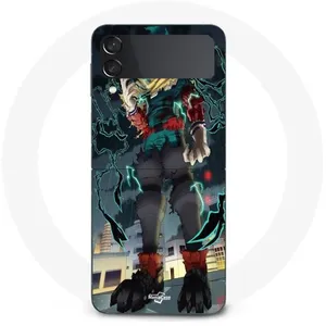 Comparateur de prix : Maniacase Coque Samsung Galaxy Z Flip4 izuku Midoriya, Deku, one for all, my hero academia anime