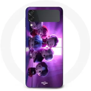 Comparateur de prix : Maniacase Coque Samsung Galaxy Z Flip4 bts groupe animation kpop