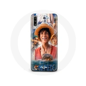 Maniacase Coque pour Samsung Galaxy A70 One Piece Luffy Affiche Personnages Art Saison 1 pas cher