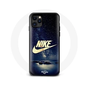 Maniacase Coque pour Iphone 13 Nike Logo Doré Nuit Etoilée pas cher