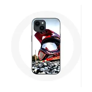 Coque pour Iphone 14 Casque MotoCross - Maniacase pas cher
