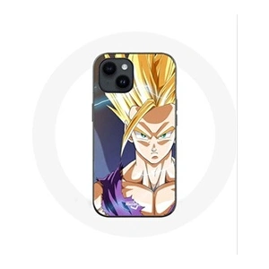 Maniacase Coque pour Iphone 14 Plus Dragon Ball Manga Anime Sangoku Visage énervé pas cher